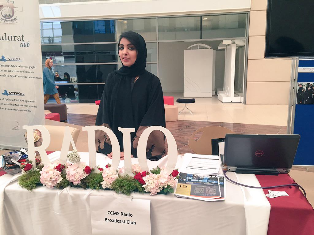 CCMSRadio's tweet photo. ccms is part of ZU club fair #ccms #radio #zu http://t.co/d8nUaw8P5G