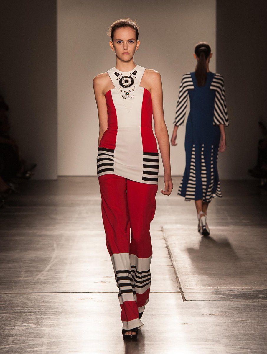 MANDPMODELS's tweet photo. #NYFW: #Jules and #LauraW walk for #Giulietta #SS16 http://t.co/RAwznE4nAw