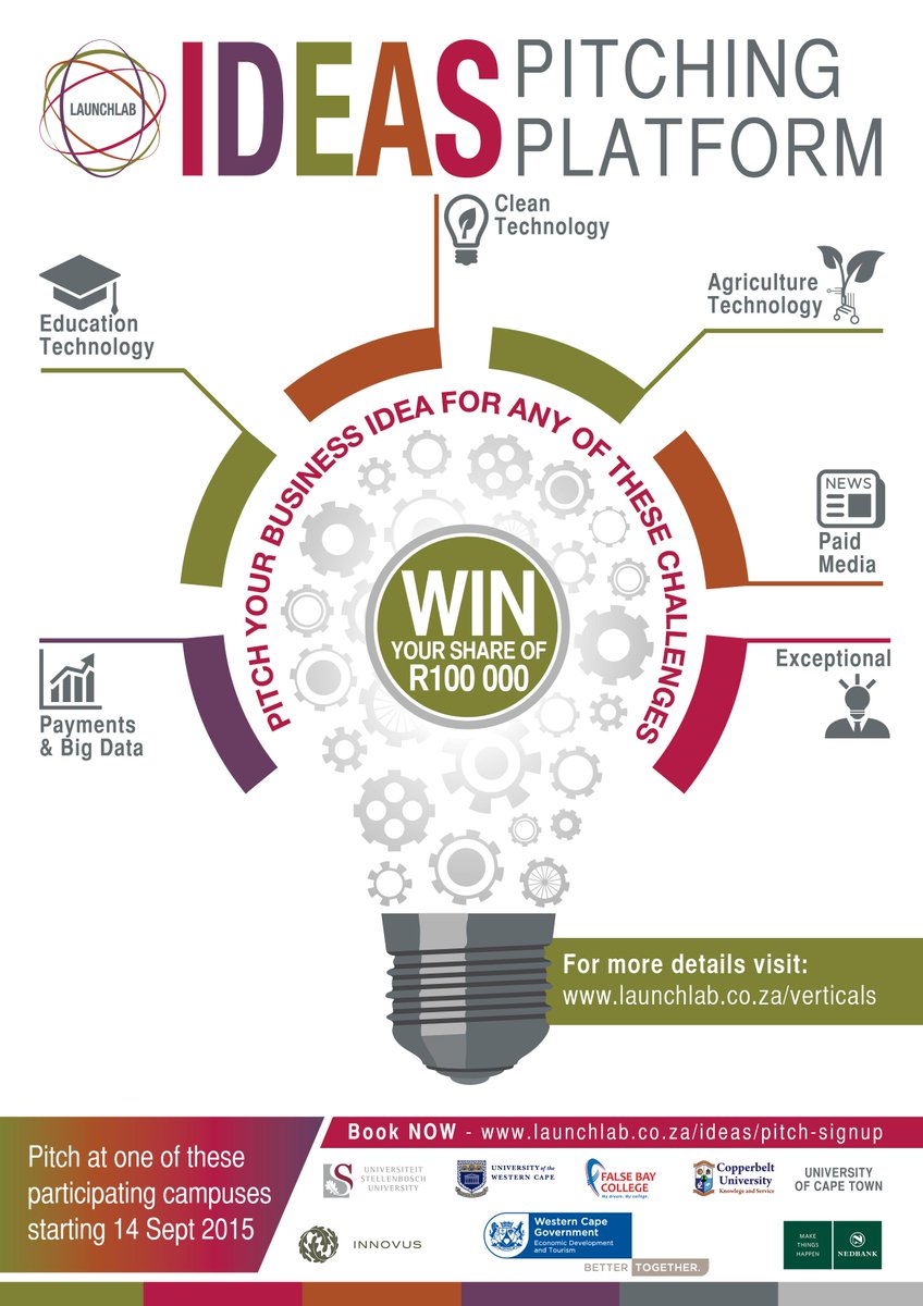 SULaunchLab's tweet image. Enter LaunchLab's Pitching Platform &amp;amp; stand a chance to win a share of R100,000. launchlab.co.za/pitching-plafo…