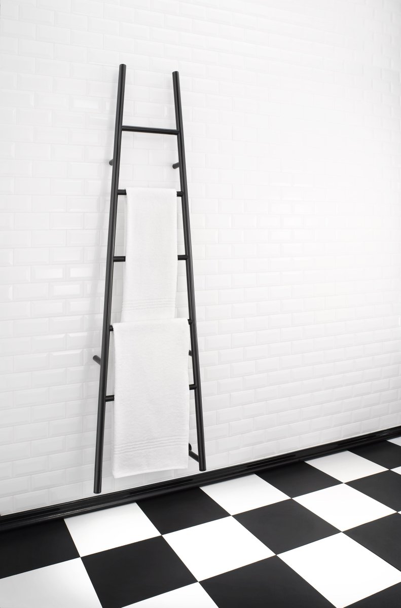 Italtile's tweet image. Beauty Magnified:Tangent L #Ladder Heated #TowelRail
#Inspired by #wooden ladders #towel
@ R4990 incl vat.@Italtile