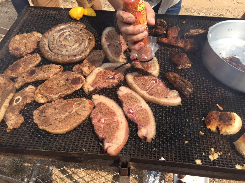 Here's a true South African #MixedGrill! All that's missing is some high quality Sparta Beef! #BraaiTour