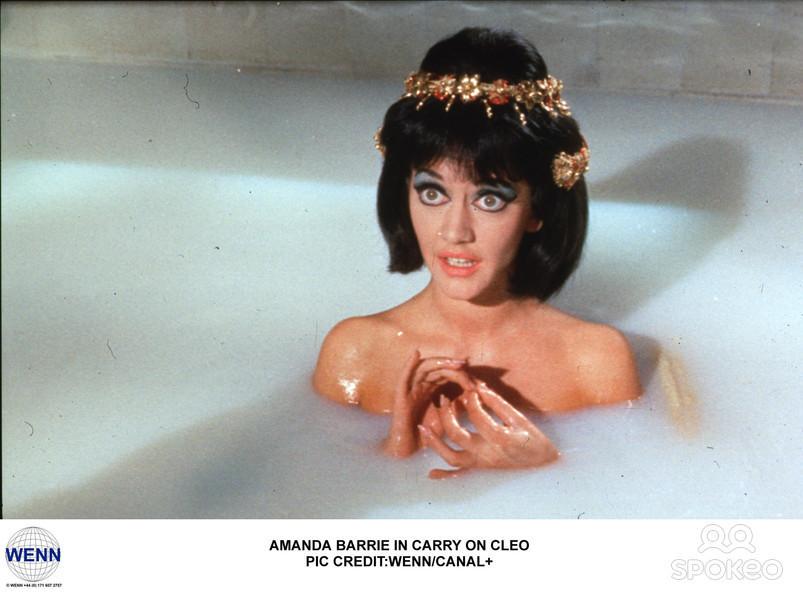 Happy birthday Amanda Barrie, perhaps the finest, certainly the milkiest Cleopatra in my lifetime. May you x 
