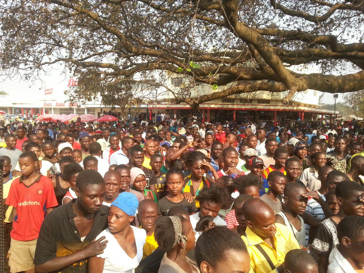 HeForSheZambia's tweet photo. Successful roadshow in Kabwe. Thanks for the support. #HeForShe http://t.co/r6lMYQPrLi