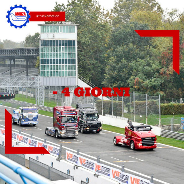 Autodromo_Monza's tweet photo. Mancano 4 giorni a #truckemotion: manifestazione dedicata a mondo autotrasporto #FoodnMotion @truckEmotion http://t.co/Moc6hu54Dr