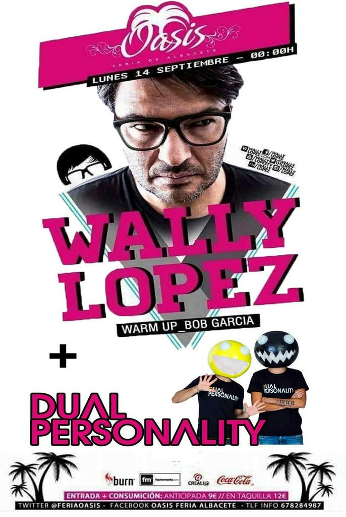 ÚLTIMAS ENTRADAS ANTICIPADAS A 9€ + COPA!
<a href="/wallylopez/">@wallylopez 🚀</a> y <a href="/DPersonality_/">Dual Personality</a>  cabina a partir de 00.00horas! 😀😀
#FeriaAb