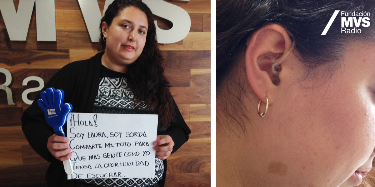 FundMVSRadio's tweet photo. ¡Dale RT y comparte con Laura la alegría de escuchar! #UpgradeYourWorldMX yo #VotoPor @FundMVSRadio http://t.co/tY5RlkK79f