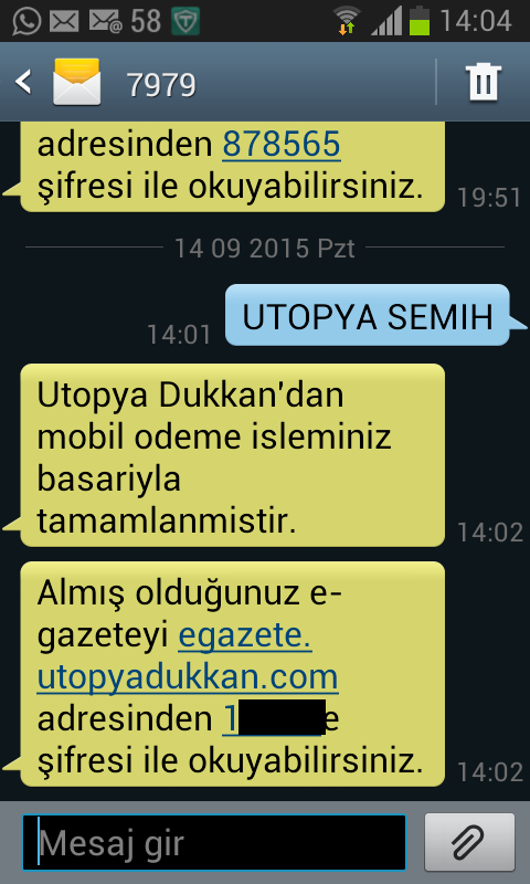 Ben bir siftah yapayım.

#semih