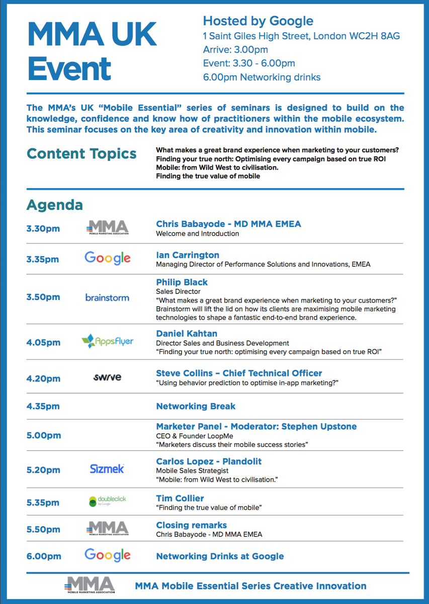 Don't miss out on our Mobile works seminar. Check out the agenda. To register, click here: bit.ly/1glLZZn