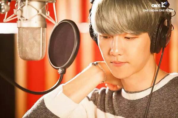 150914 Baekhyun @ One Dream One Korea Facebook Page Update