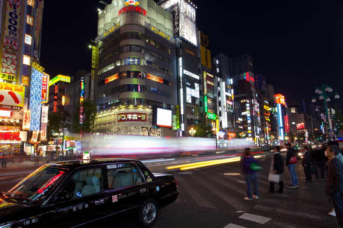 InsideJapan's tweet image. The neon lights of #Tokyo await in the this photo taken in #Shibuya earlier @Visit_Japan @experiencejapan @Travel__PR