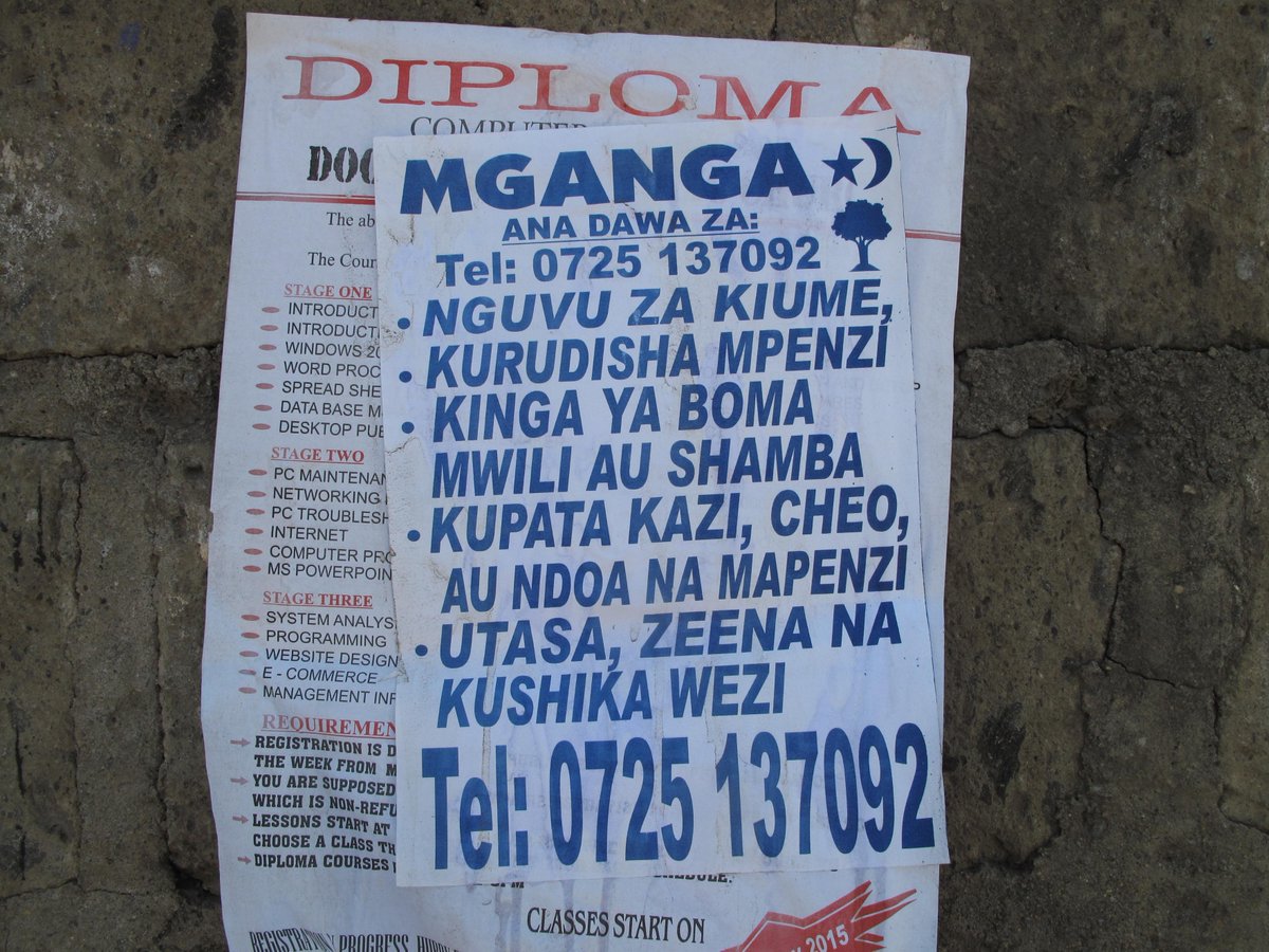 Image result for Nairobi Mganga posters