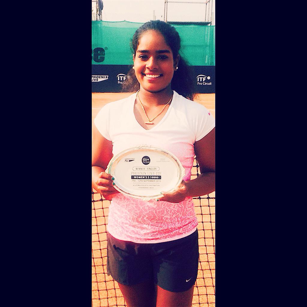 10,000$ Hyderabad, India, Sep07, winner Snehadevi Reddy; S.Bavisetti/R.Sunkara Tennis Forum