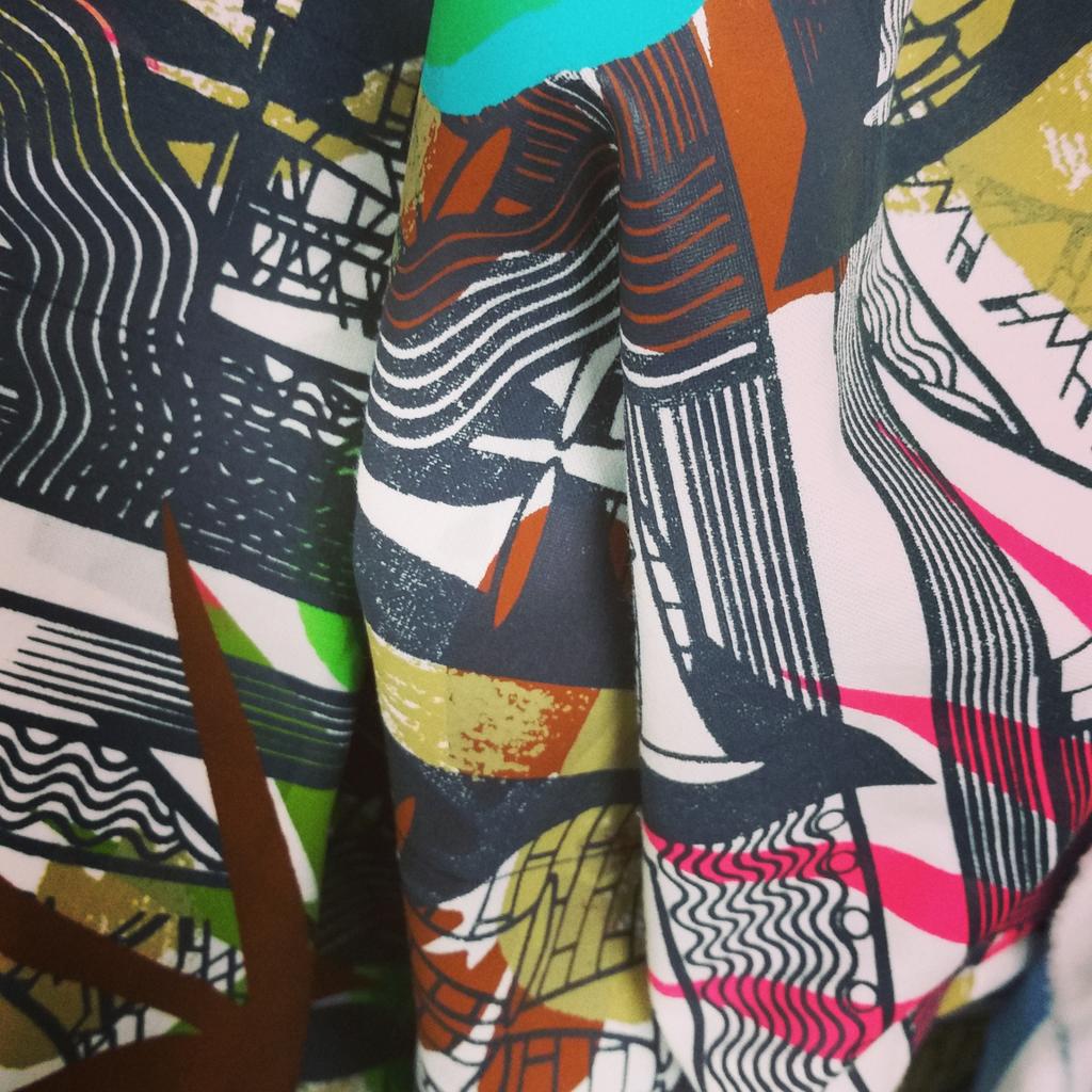 InsleyandNash's tweet image. #hiddenpattern #screenprint #backingclothlove #accidental