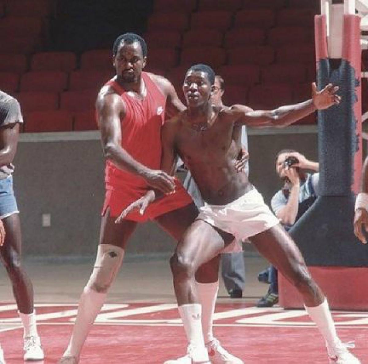 Hakeem olajuwon credits moses malone for his @nba success story: (via
