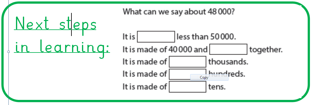 ConceptualMaths's tweet image. Year 5: place value #nextstepsinlearning