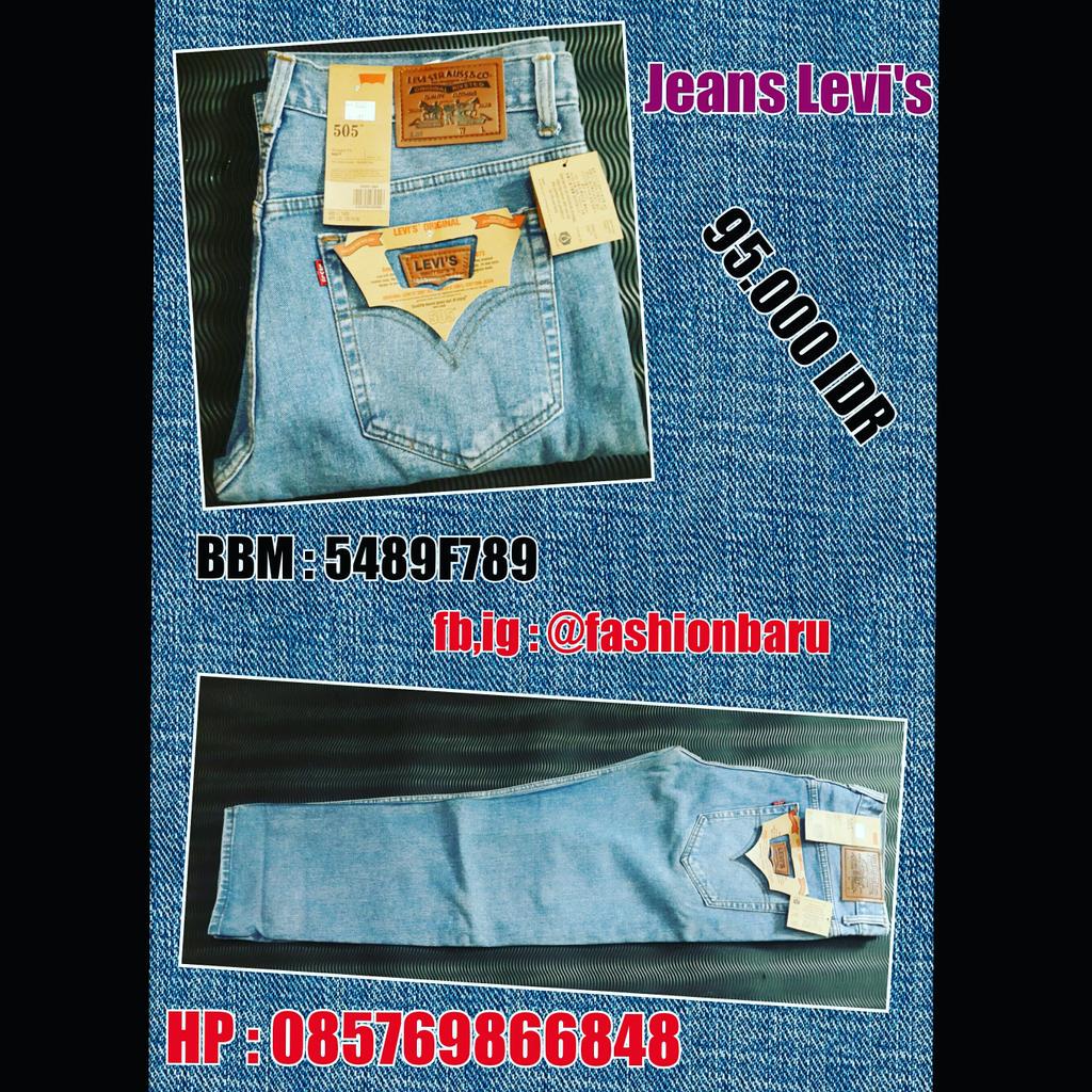 Jeans Levi's

95.000 IDR
 
Order via : 
Pin BBM : 5489F789
WA/SMS/Line : 085769866848
Follow fb,ig : <a href="/fashionbaru/">Fashion Baru</a>