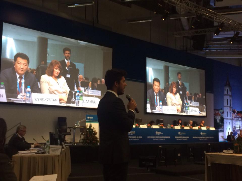 IFMSA's tweet photo. IFMSA raising the importance of empowering people as a way to build up resilient Health Systems @WHO_Europe #RC65 http://t.co/omTTX6u3ek