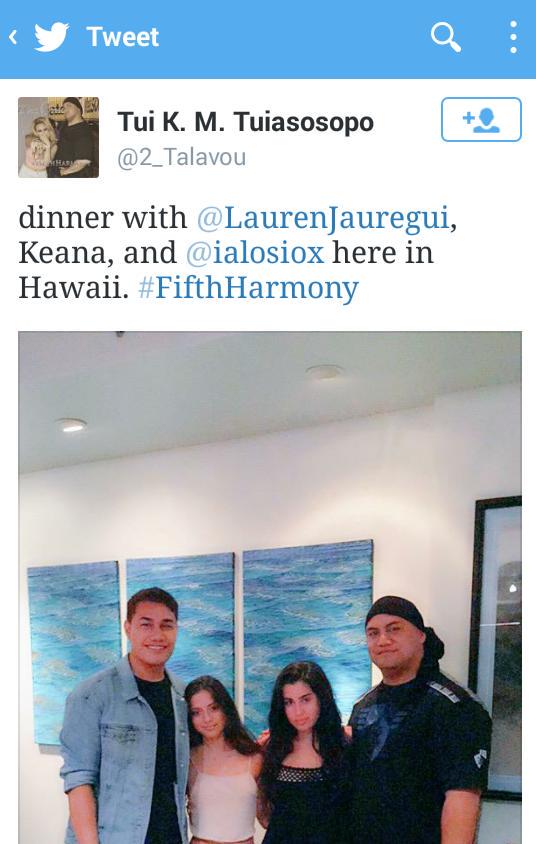 tlokdcfan's tweet image. lauren went out to have dinner w/ DJs uncle w/o dinah even being there 😩 they cute hanging out w/ each other's family