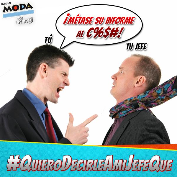 carlonchodemoda's tweet photo. #QuieroDecirleAMiJefeQue
No te muerdas la lengua y dile eso que siempre has querido decirle @ModaFM @renzowinder http://t.co/Ld2VGTpqFJ