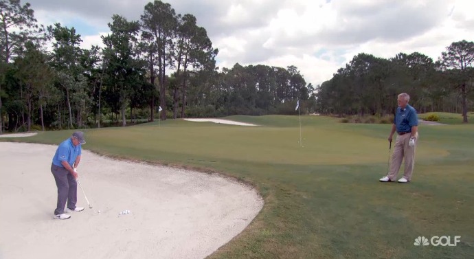 GCA's tweet photo. Struggle getting out of the bunker? Here’s some advice from Dave Stockton – Watch: http://t.co/VzGBlWA5RW http://t.co/9BLrZk4V6M