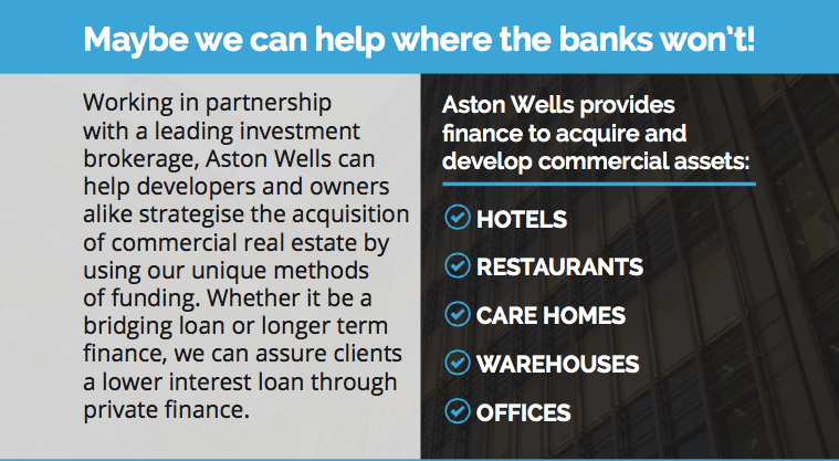 Maybe we could help where the banks wont!