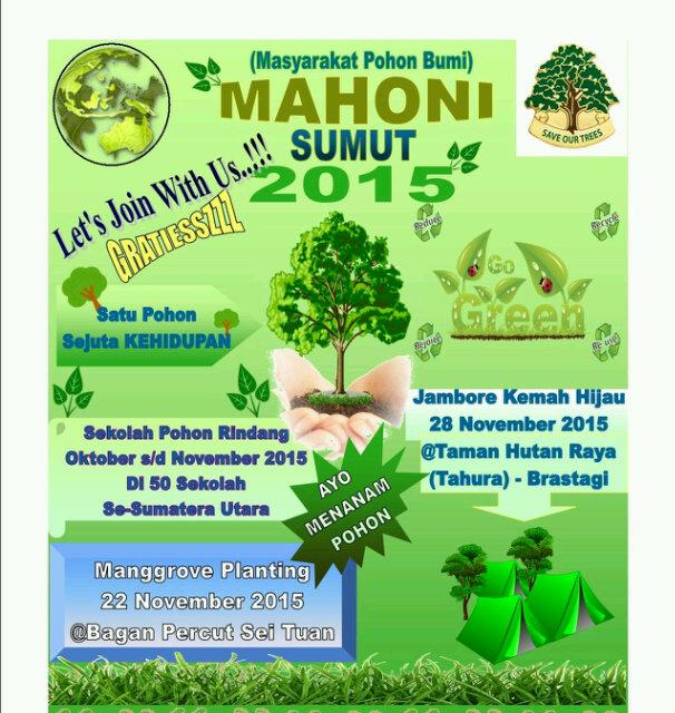 fio_nda's tweet photo. Dukung gerakan #MAHONI (MAsyarakat poHON bumI) selamatkan Pohon,Selamatkan Hidup #ini_pohonku @MAC_Medan @WWF_ID http://t.co/qssRqpofIJ