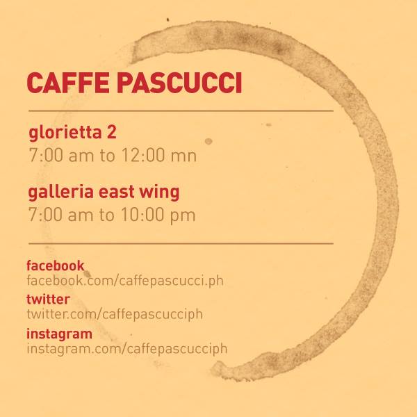 caffepascucciph's tweet photo. Holla at us! #caffepascucciph #pascucci http://t.co/TaBTdbdMFx