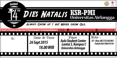 Dies Natalis KSR PMI UNAIR ke 14 <a href="/KSR_UPICIBIRU/">KSR UPI CIBIRU</a> @ksrpmi_unja @ksrpmiumm <a href="/KSR_UINBdg/">KSR UIN Bandung</a> <a href="/ksrpmiunbari/">KSR PMI UPT UNBARI</a> <a href="/ksr45makassar/">ksr45makassar</a>