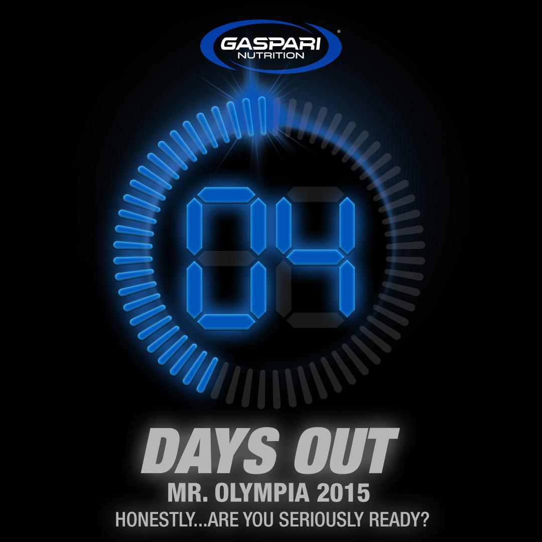 TeamGaspari's tweet image. 4 more days until the body building wold invades Las Vegas for @MrOlympiaLLC, visit booth #1156 to meet #TeamGaspari!