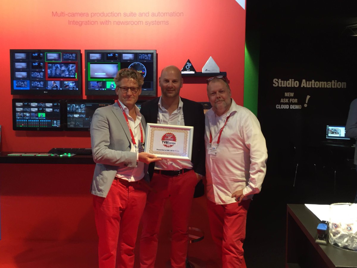 VidiGo's Remote Production wins a <a href="/TVBEurope/">TVBEurope</a> Best of Show Award! #IBC2015