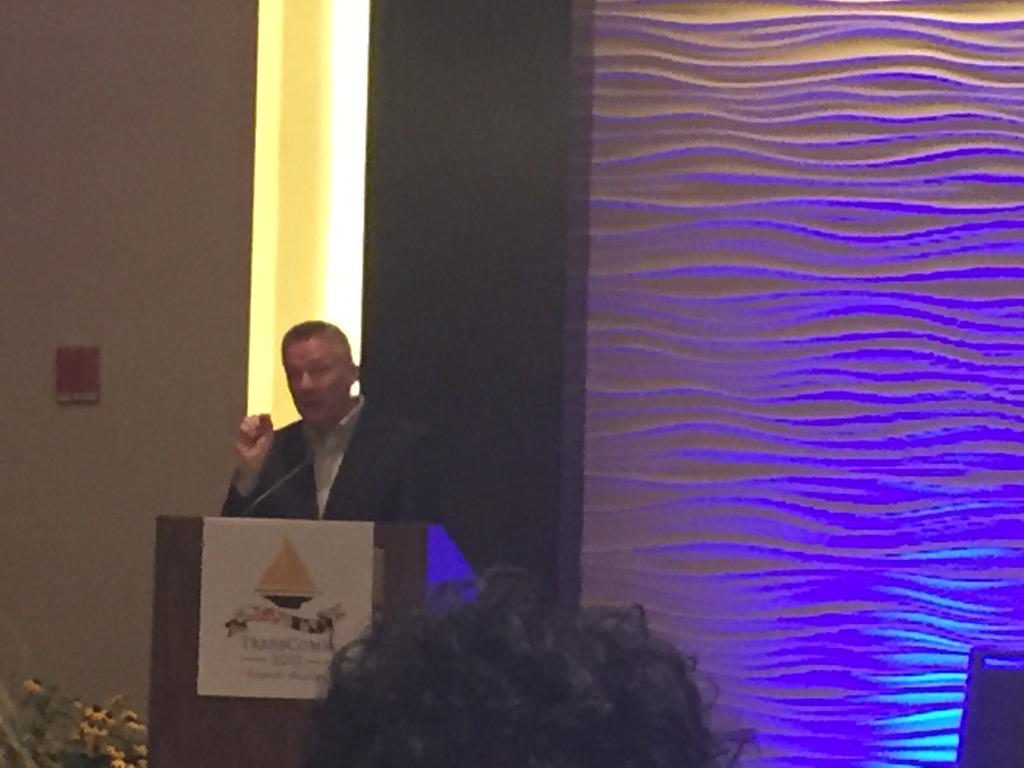 Tamie_McGowen's tweet image. Very enlightening keynote speaker at #transcomm. Tom Costello NBC News correspondent. Nice job @CathyGillen