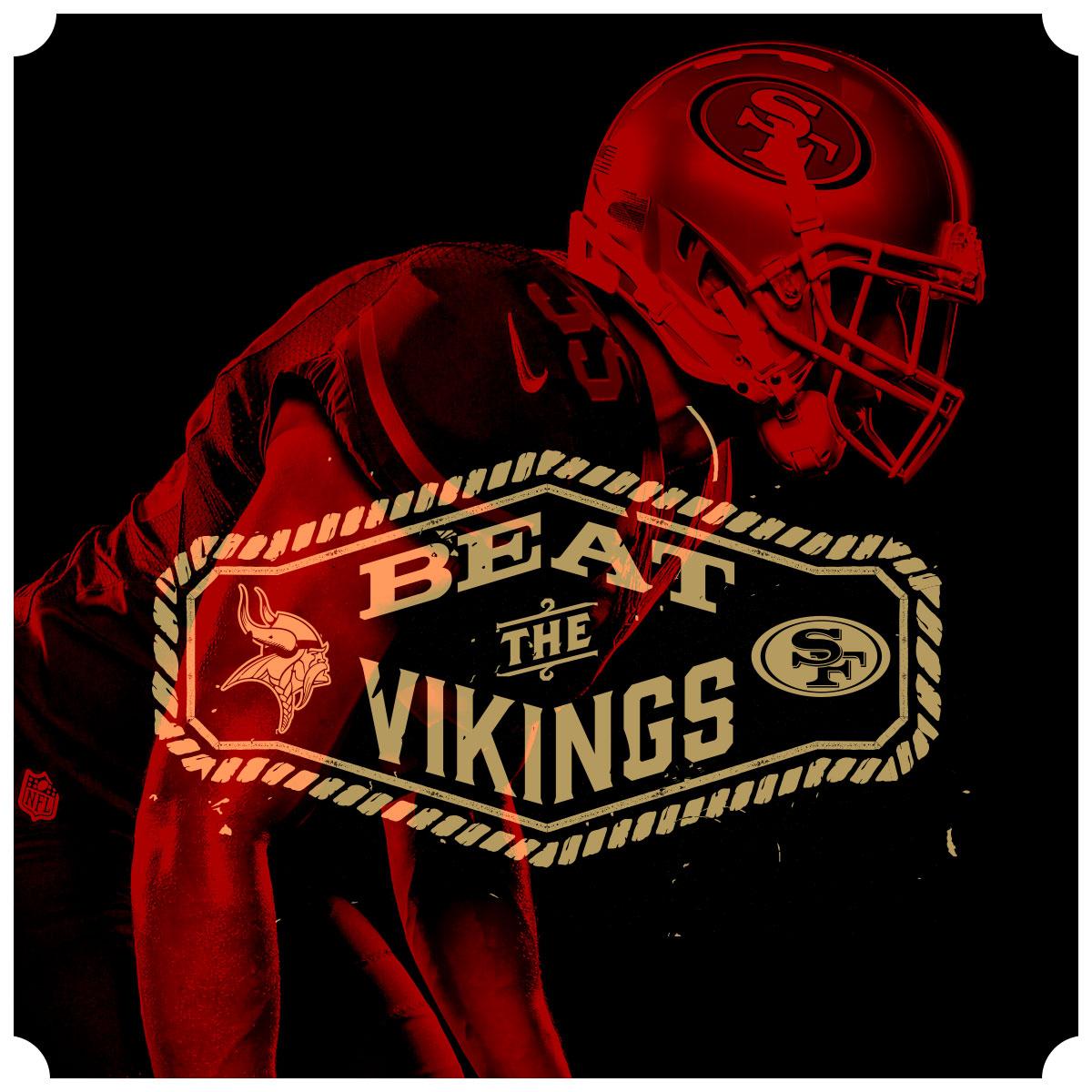 The long wait is over! It's finally GAMEDAY! #BeatTheVikings #MINvsSF