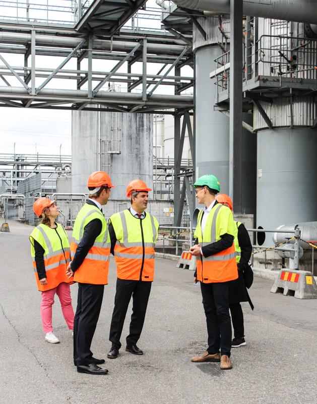 Idag extra trevligt besök på Lantmännen Agroetanol av energiminister Ibrahim Baylan <a href="/LantmanEnergi/">Lantmännen Energi</a> #norrkoeping