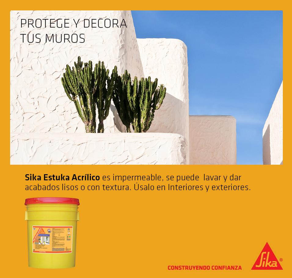 Sika_Mexicana's tweet photo. Cómo impermeabilizar y decorar los muros al mismo tiempo.
#SikaSi te dice cómo paso a paso https://t.co/It8HM3eO3w http://t.co/er6bb6ExQL