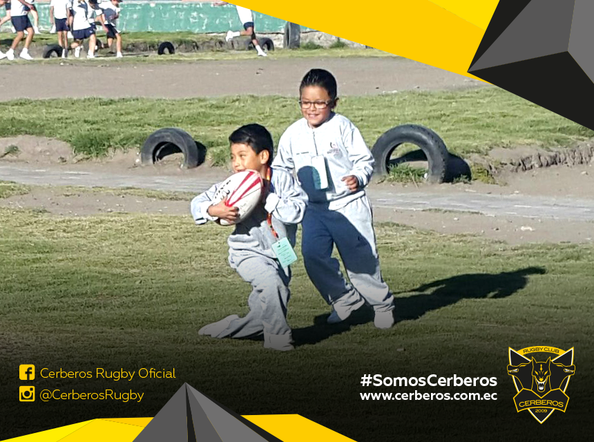 CerberosRugby's tweet photo. @MEGACHEER incorpora Rugby en la enseñanza de niños en la Unidad Educativa del Milenio "Bicentenario" #SomosCerberos http://t.co/9igrajuU4C