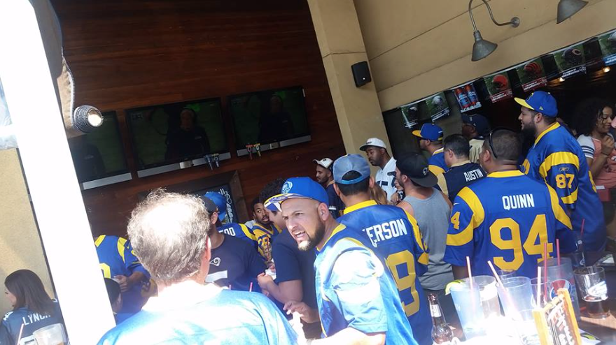 DwayneKemp's tweet image. We Showing Up To Different Bars Lounges For Every #Rams Game Like... #RamsNation #SFVChapter