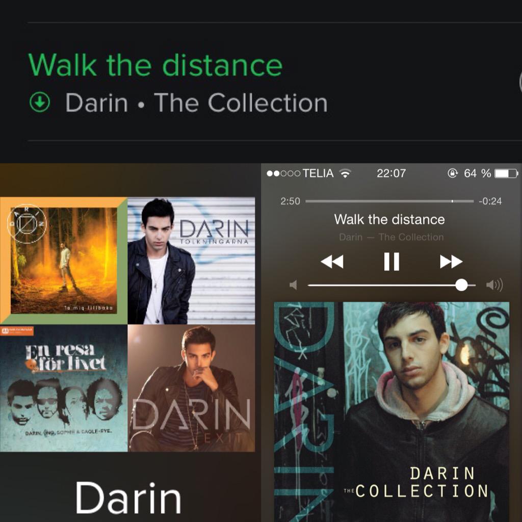 YWahlbeck's tweet photo. 🙏Tack Darin för alla dina underbara låtar🎶 Ikväll har jag lyssnat sönder #walkthedistance Såååå fin👌@DarinOfficial ✨ http://t.co/ZRv7aiwZlH