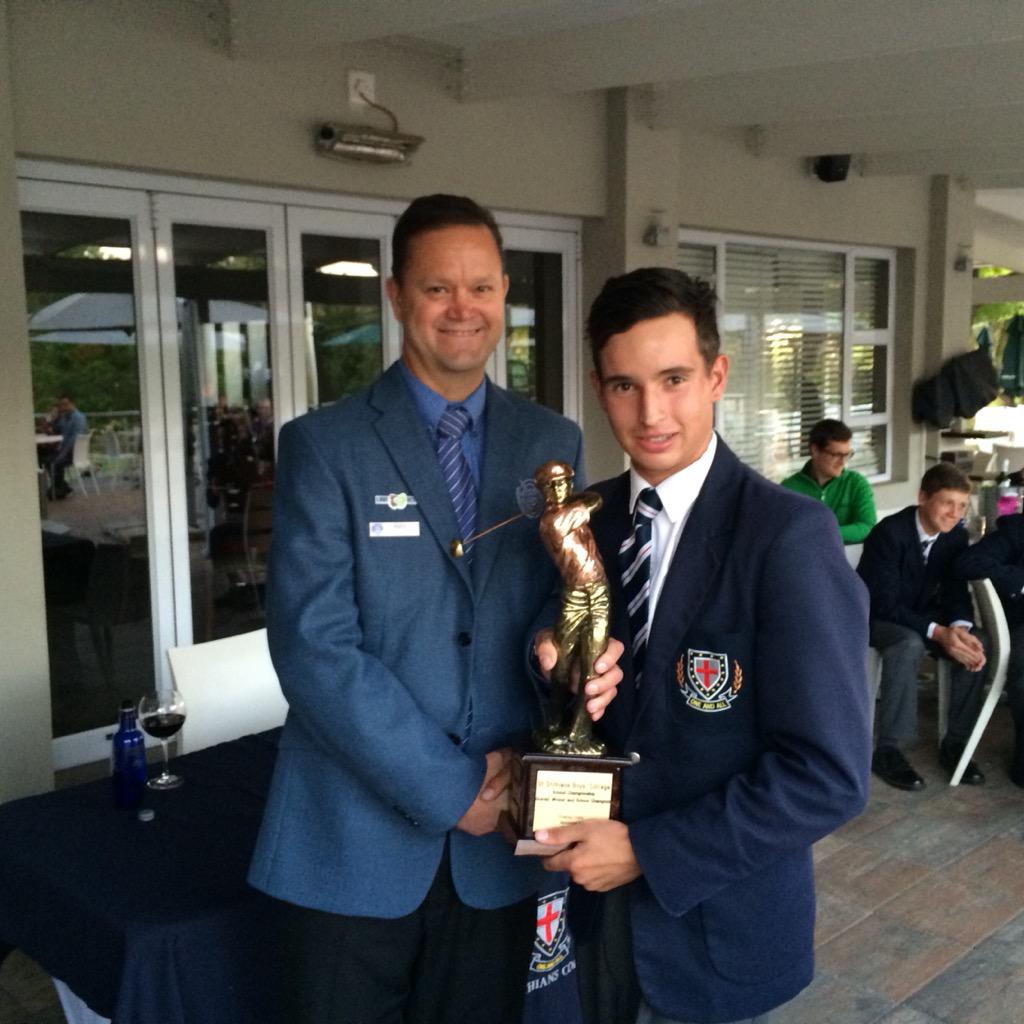 Golf champs Winner of Division A 2015: Keanu Pestana <a href="/ststithians/">St Stithians College</a>