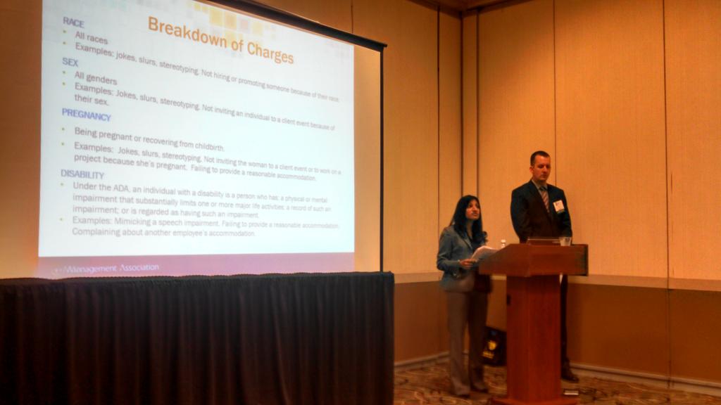 Schneiderman_C's tweet photo. Great topic presented by Sonal Shah/Jim Griffin of the Management Association at Illinois SHRM. #ILSHRM15 #HRSource http://t.co/asWkpy0xVW