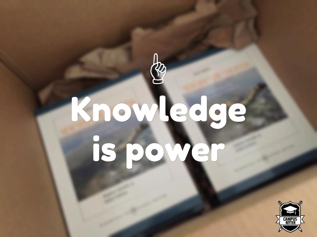 Die Semesterferien neigen sich dem Ende zu! Täglich verlassen unser Lager jede Menge neue Bücher! #KnowledgeIsPower