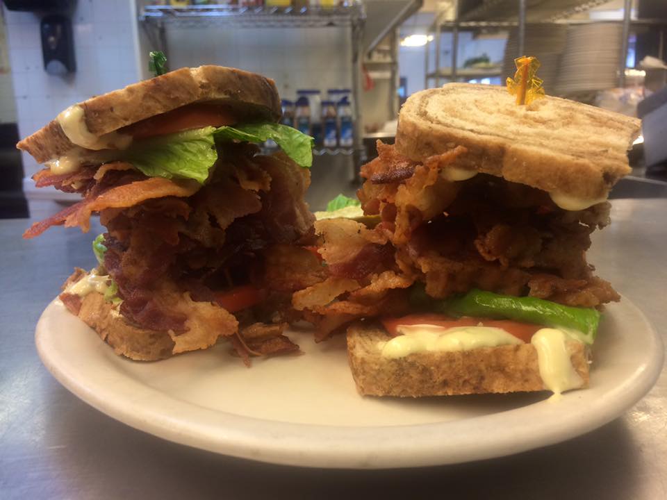 Is this BLT Big enough for you? #NashvilleDIner #BigBacon