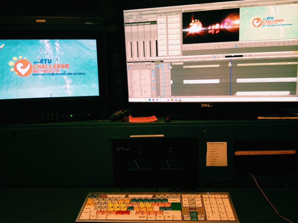 @challengeuktri is in the edit suite ahead of its broadcast on <a href="/Channel4/">Channel 4</a> Sep 26th #Triathlon <a href="/Challenge_Famil/">Challenge Family</a>