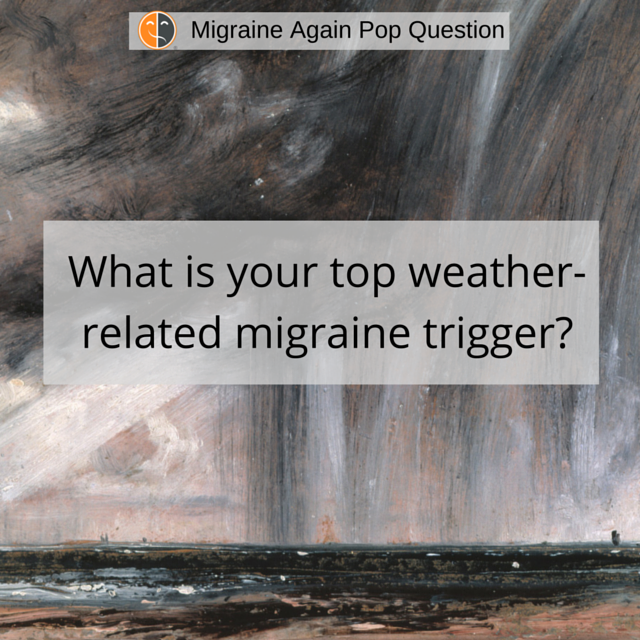 MigraineAgain00's tweet photo. To learn more about weather triggers: http://t.co/SzEAE3OJrG
#migrainetriggers #migraines #weathertrigger http://t.co/R8T260MfmB