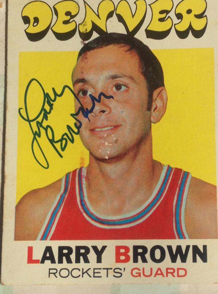   Happy 75th birthday to Larry Brown. 