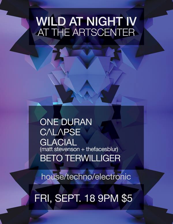 Join us Friday at 8PM <a href="/ArtsCenterlive/">The ArtsCenter</a> for a special edition of <a href="/wxycnse/">WXYC NSE</a> and *WILD AT NIGHT* on.fb.me/1gmyIzV