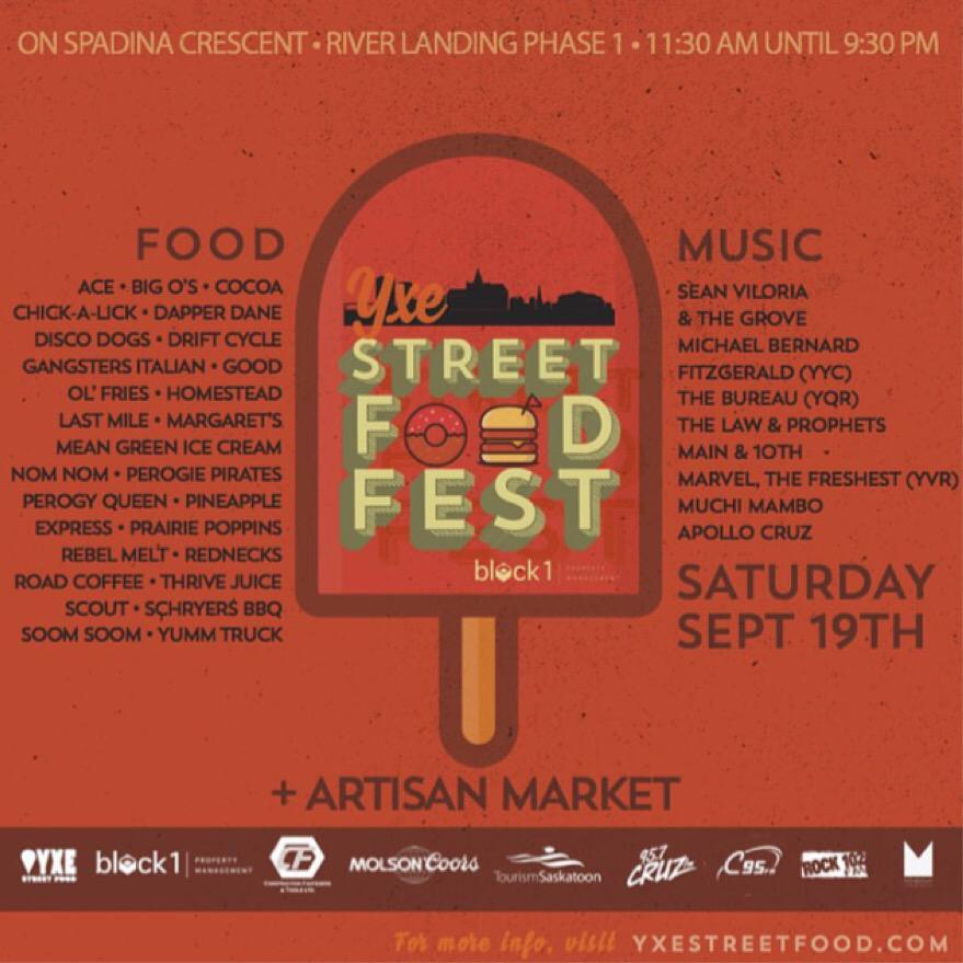 cocoafoodinc's tweet photo. What are you up to this Saturday? Eating? Us too! @yxestreetfood #streetfood #yxe #foodtrucks http://t.co/9Phv0nS0sZ