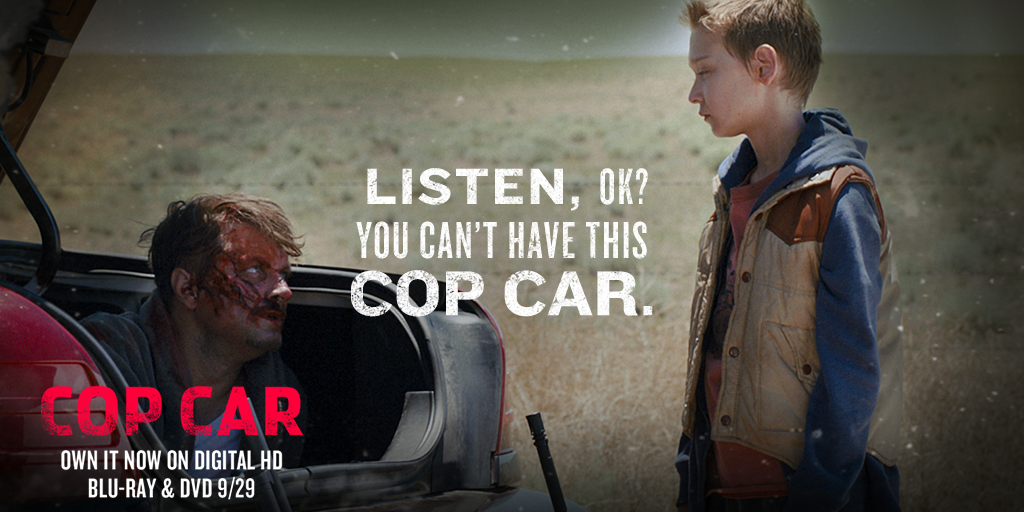 CopCarMovie's tweet photo. Finders keepers losers weepers. #CopCarMovie http://t.co/s5rkIFpDSi