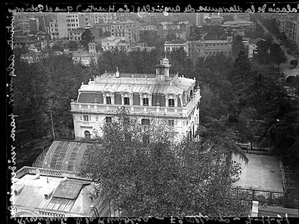 Pennypol's tweet image. El Palacio de La Huerta, donde hoy se encuentra @USembassyMadrid CC @SecretosdeMadri @Ls_Madriles @RetoHistorico