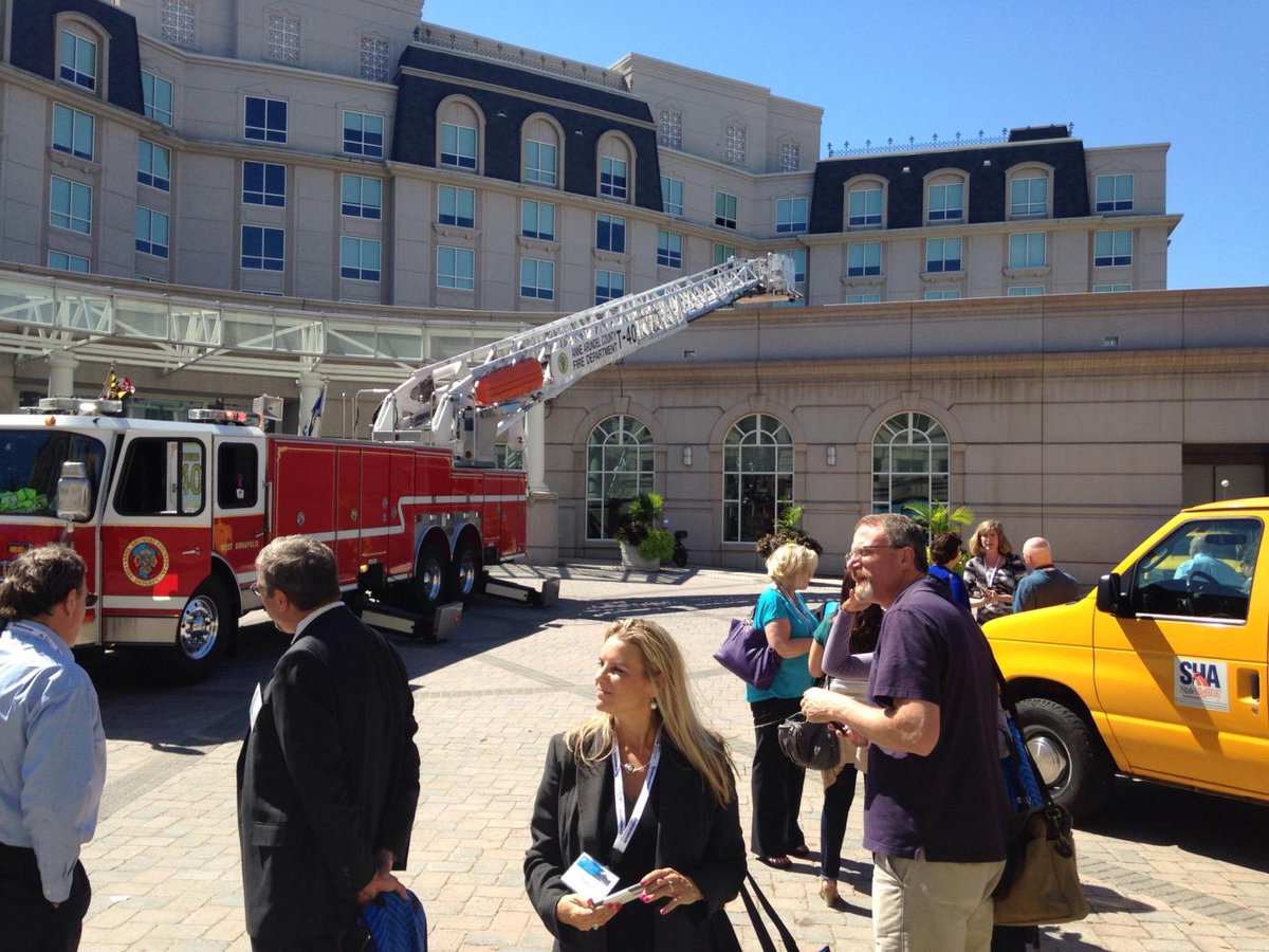 HBElkins's tweet image. Unscheduled break at #TransComm. Fire alarm went off