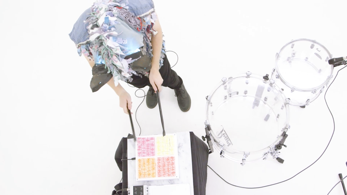 I made a MIDI Drum Pad with <a href="/MambaUSA/">Mamba USA</a> candy ! Full Video - bit.ly/MambaSlow2 #ChewsMamba